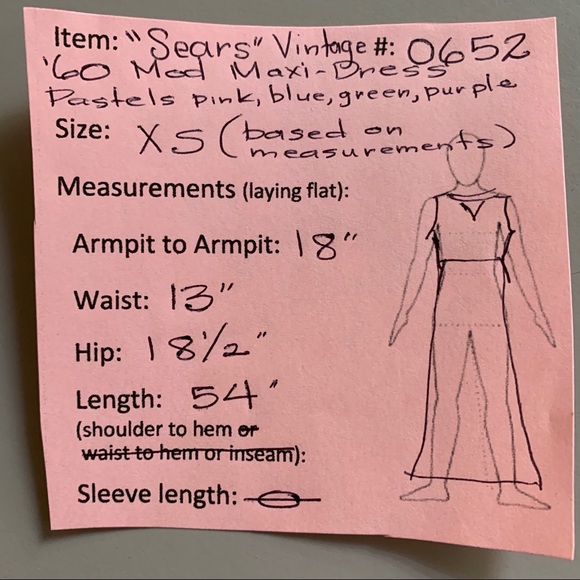 Sears Vintage Madmen Hostess Leisure Maxi Dress - Picture 12 of 12